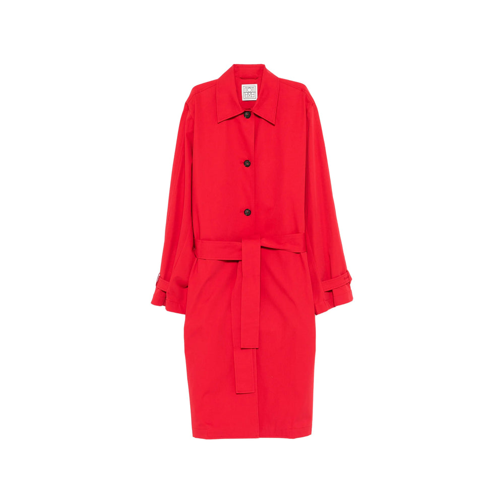 Toteme Red Coats - Single Breasted Coats Women TOTEME