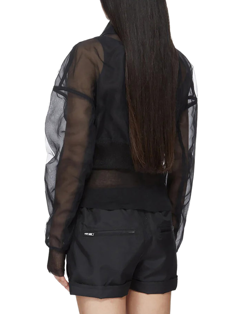 Rick Owens Women Cropped Dracucollar Bomber RICK OWENS