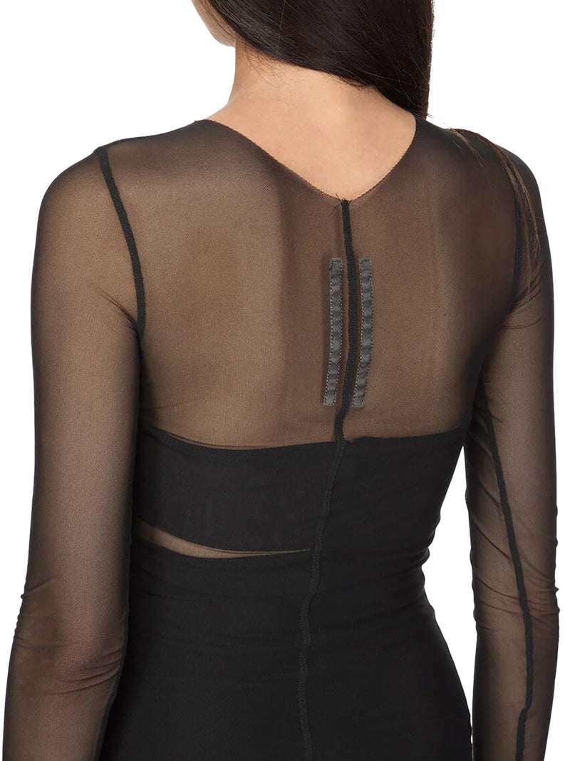 Rick Owens Women Long Transparent Tulle Dress RICK OWENS