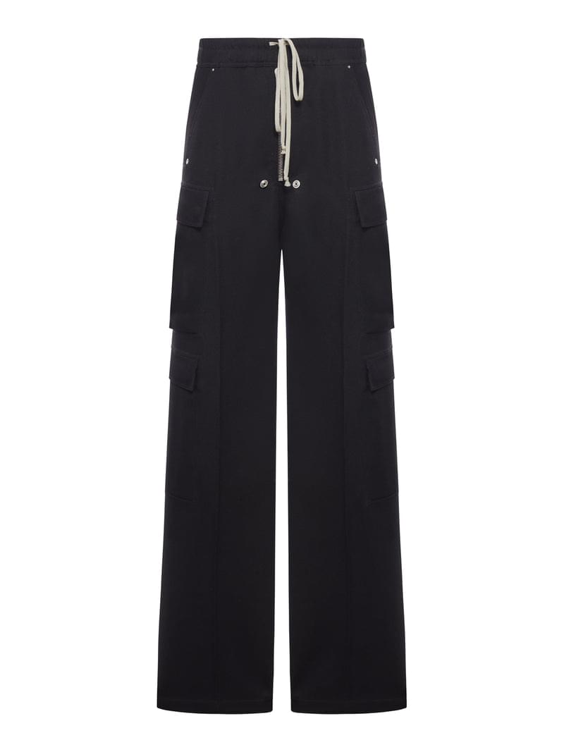 Rick Owens Men Cotton Cargobelas Trousers RICK OWENS