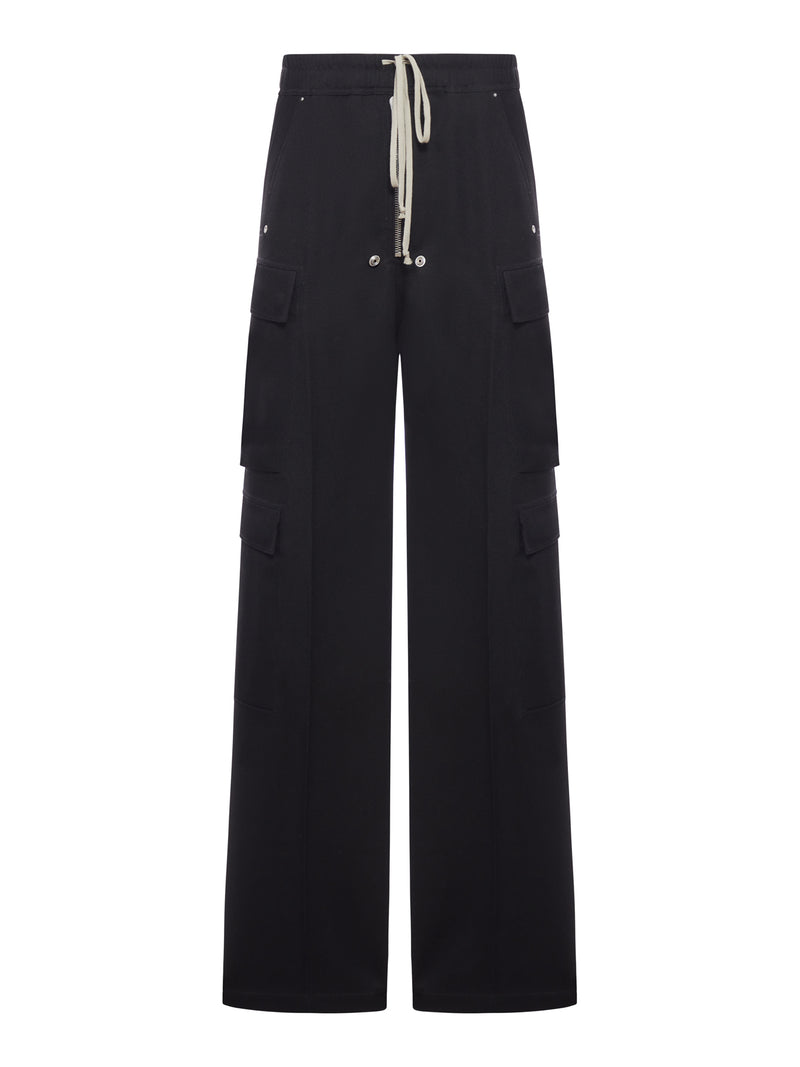 Rick Owens Men Cotton Cargobelas Trousers RICK OWENS