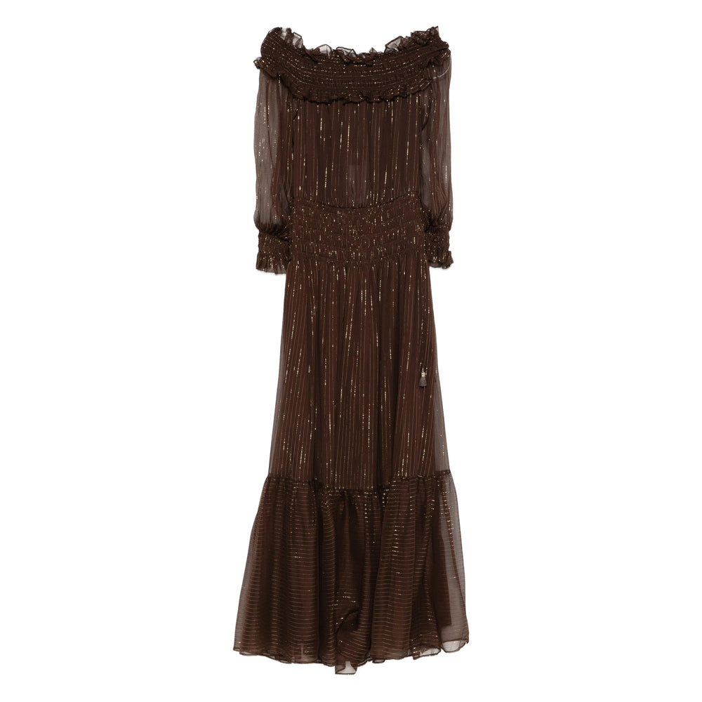 Self-Portrait Brown Dresses - Evening Dresses Women SELF-PORTRAIT