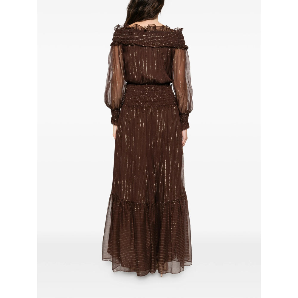 Self-Portrait Brown Dresses - Evening Dresses Women SELF-PORTRAIT