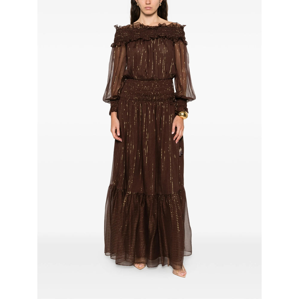 Self-Portrait Brown Dresses - Evening Dresses Women SELF-PORTRAIT