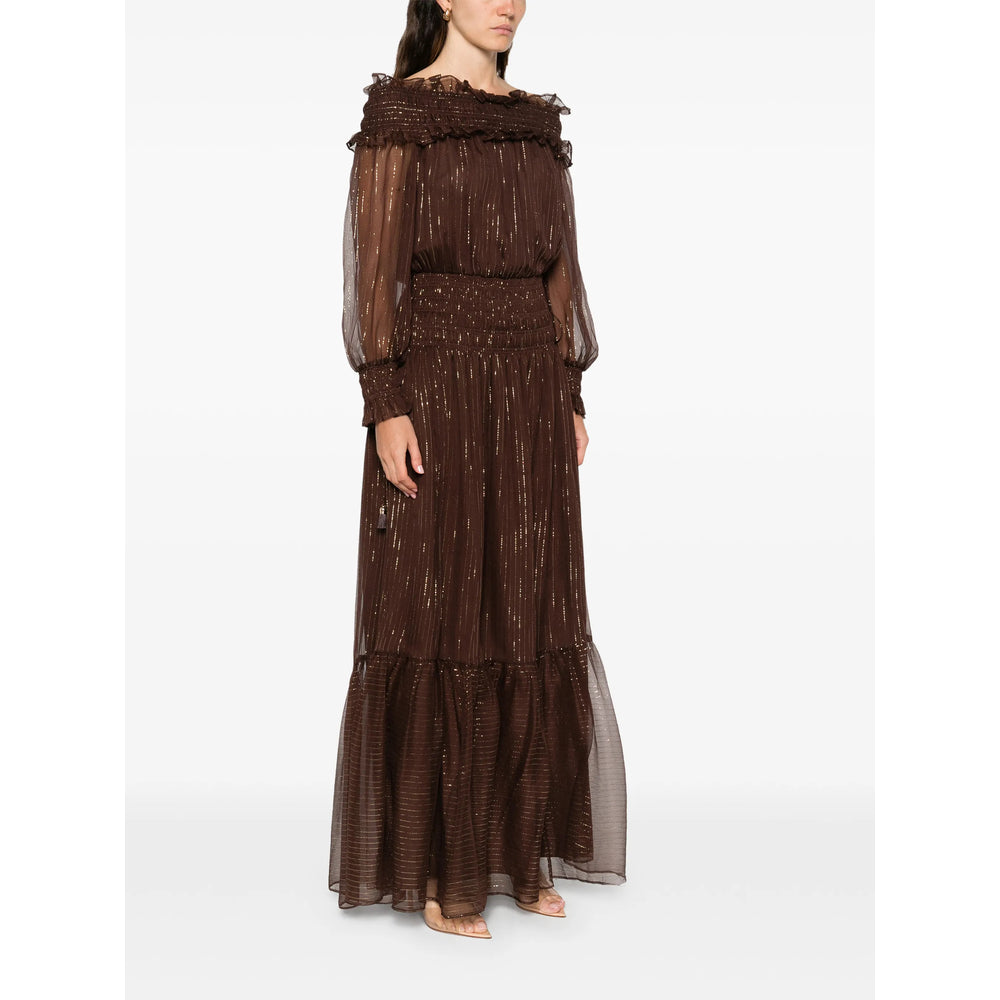 Self-Portrait Brown Dresses - Evening Dresses Women SELF-PORTRAIT
