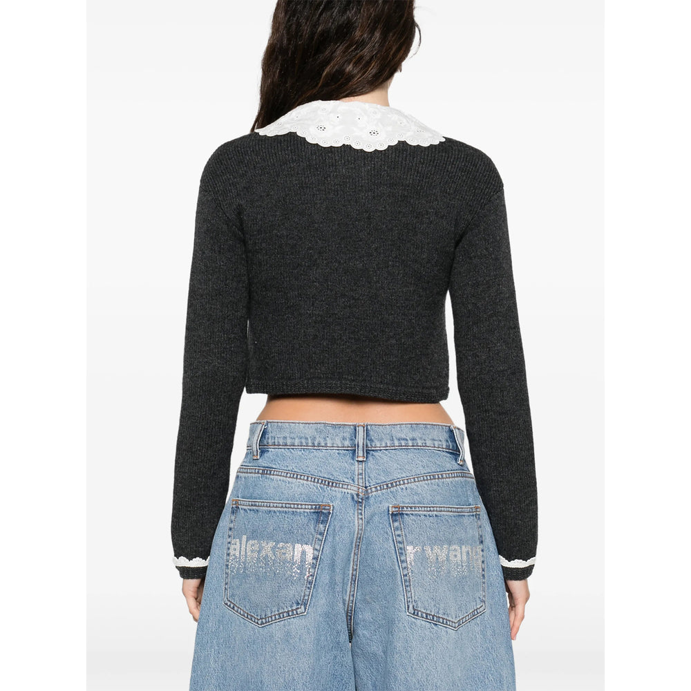Self-Portrait Grey Knitwear - Cardigans Women SELF-PORTRAIT