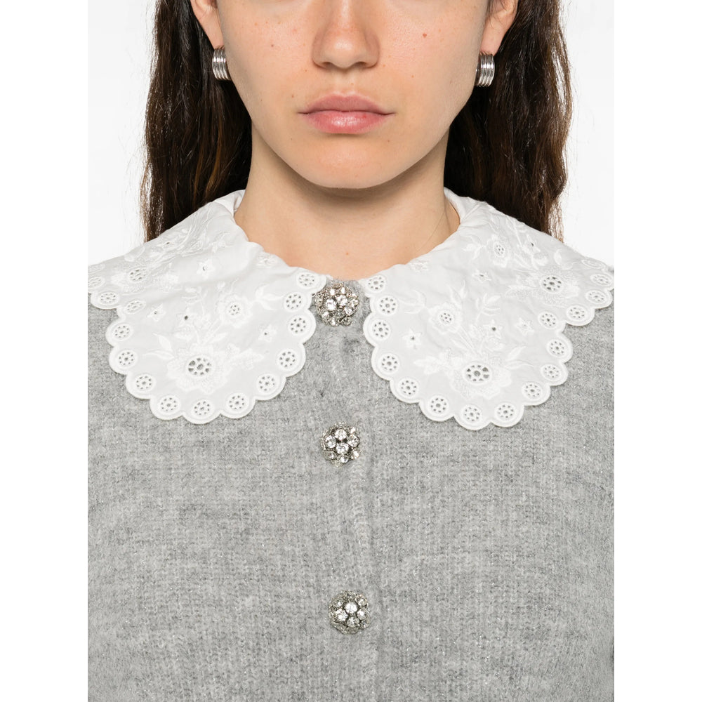 Self-Portrait Grey Knitwear - Cardigans Women SELF-PORTRAIT