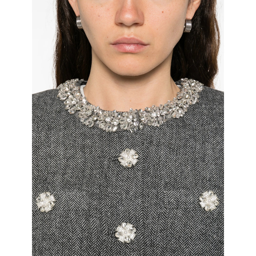 Self-Portrait Grey Jackets - Cropped Jackets Women SELF-PORTRAIT