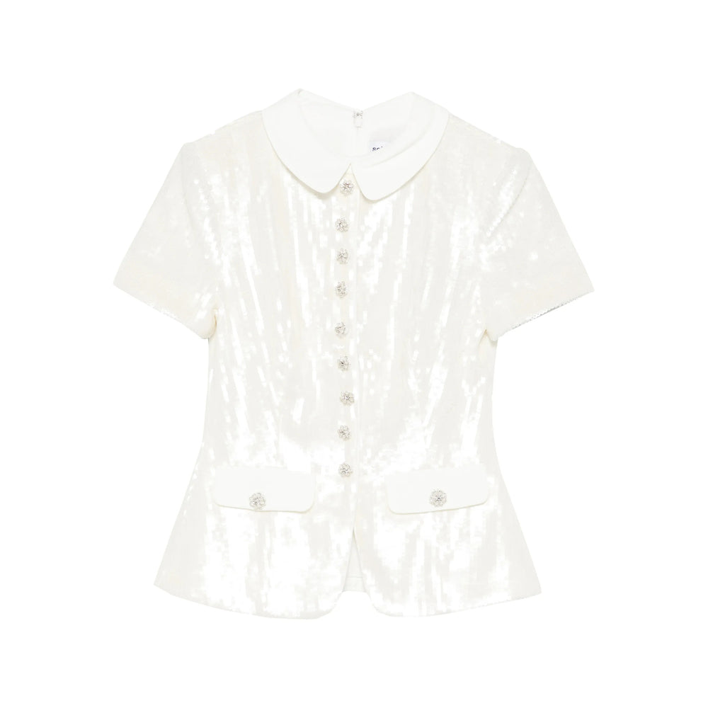 Self-Portrait White Tops - Blouses Women SELF-PORTRAIT