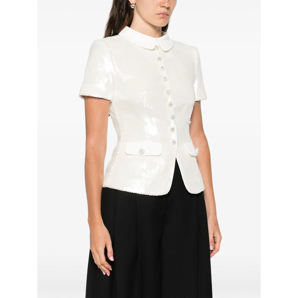 Self-Portrait White Tops - Blouses Women SELF-PORTRAIT