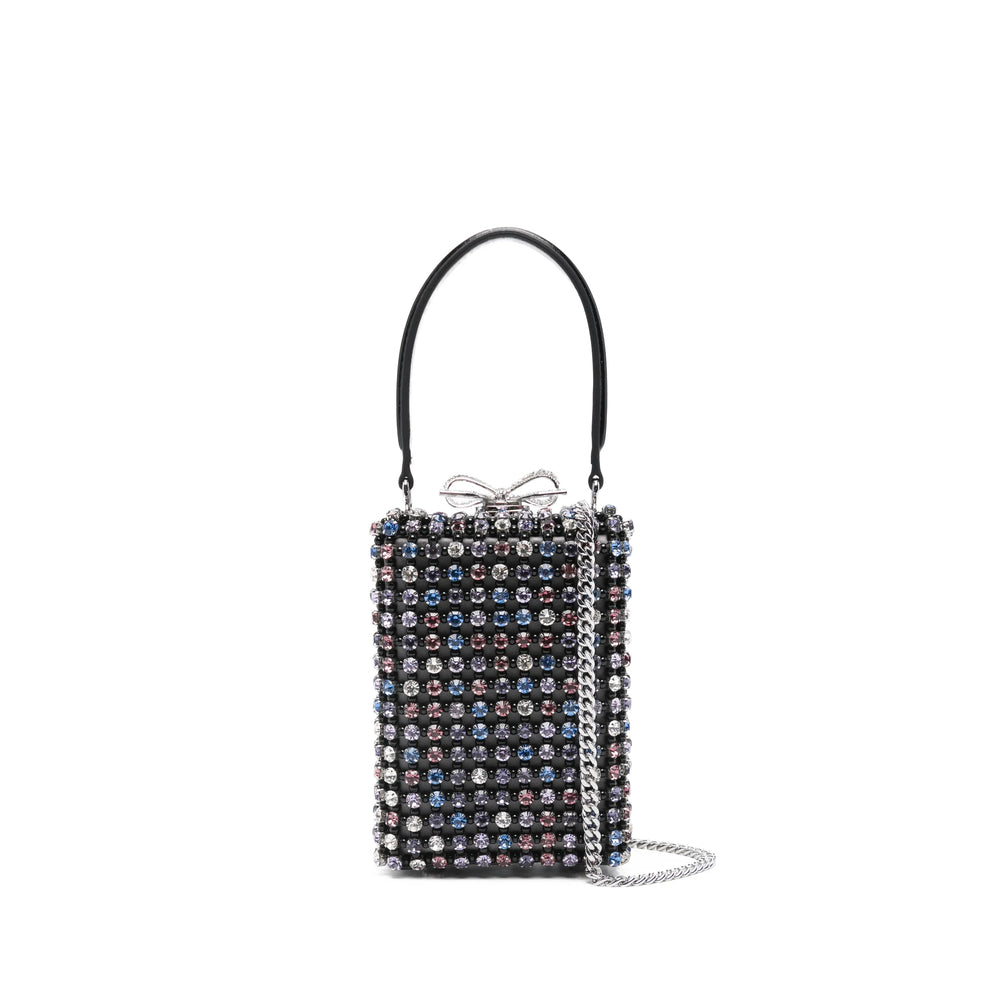Self-Portrait Black Tote Bags Women SELF-PORTRAIT