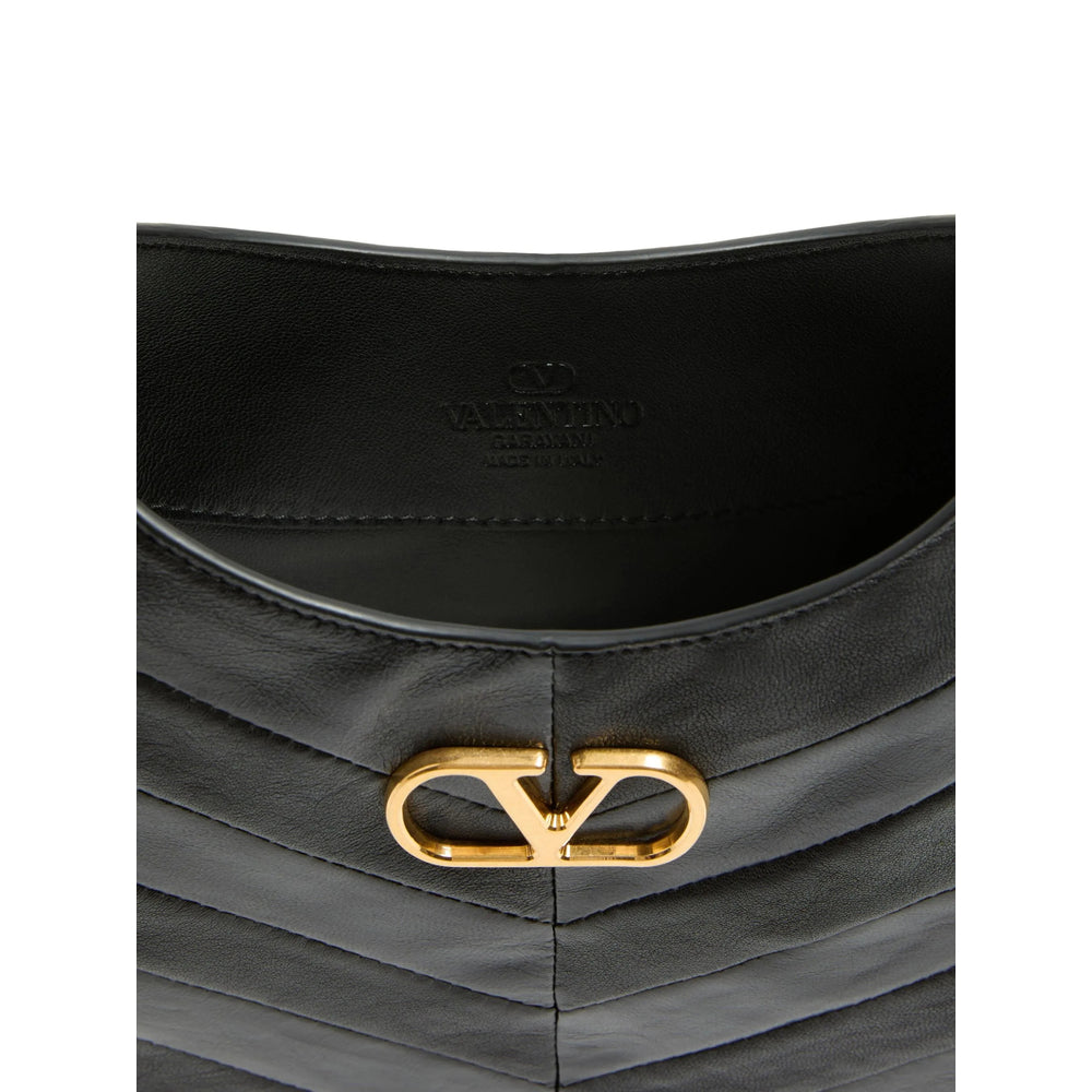 Valentino Garavani Black Shoulder Bags Women VALENTINO GARAVANI