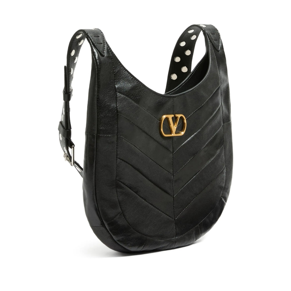 Valentino Garavani Black Shoulder Bags Women VALENTINO GARAVANI