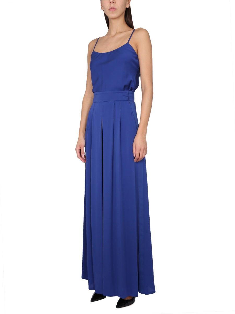 Max Mara Women Wide Silk Tuxedo Pants MAX MARA
