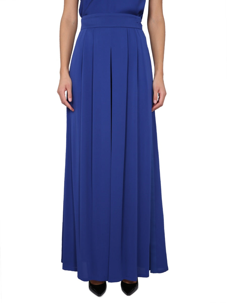 Max Mara Women Wide Silk Tuxedo Pants MAX MARA