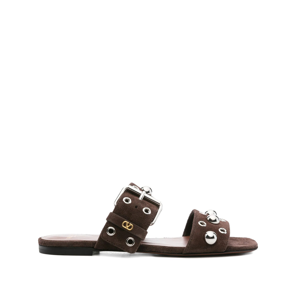 Valentino Garavani Brown Flip-Flops & Slides Women VALENTINO GARAVANI