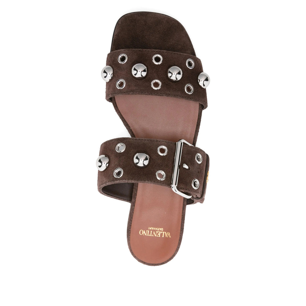 Valentino Garavani Brown Flip-Flops & Slides Women VALENTINO GARAVANI