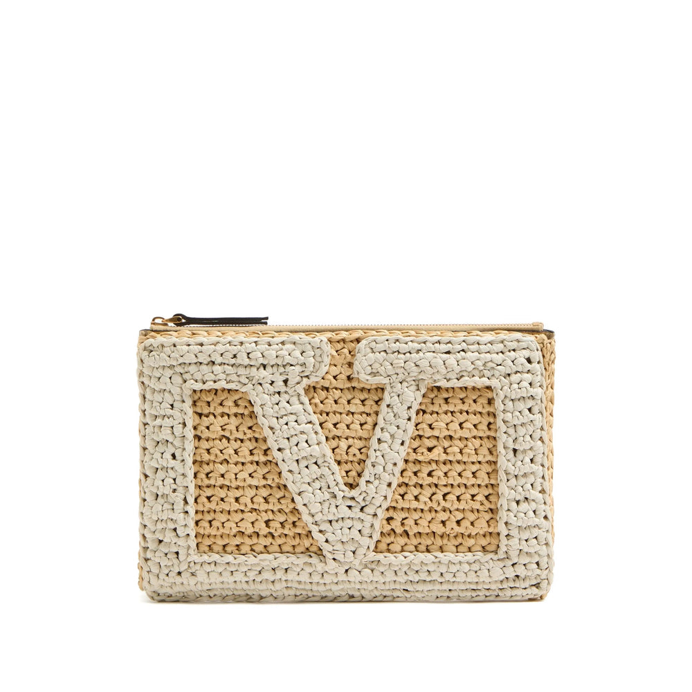 Valentino Garavani Neutrals Clutch Bags Women VALENTINO GARAVANI