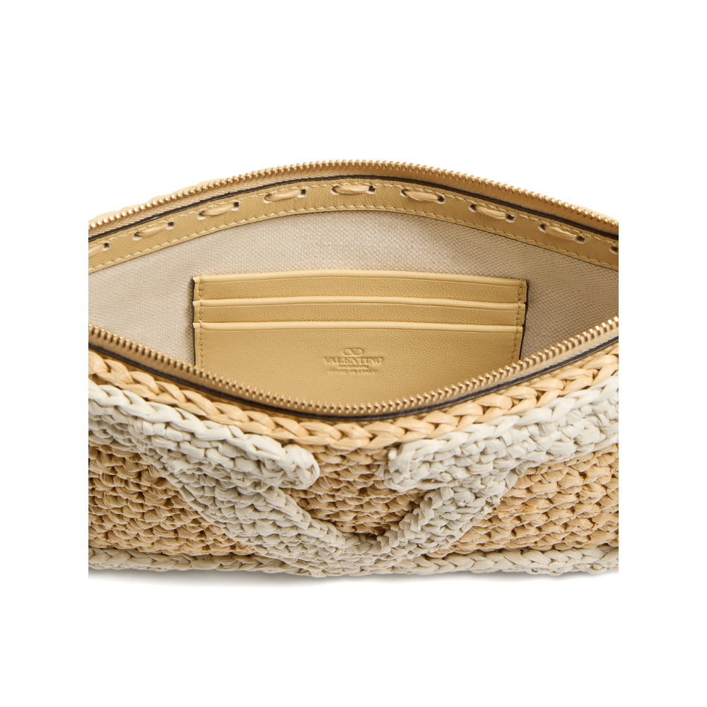 Valentino Garavani Neutrals Clutch Bags Women VALENTINO GARAVANI