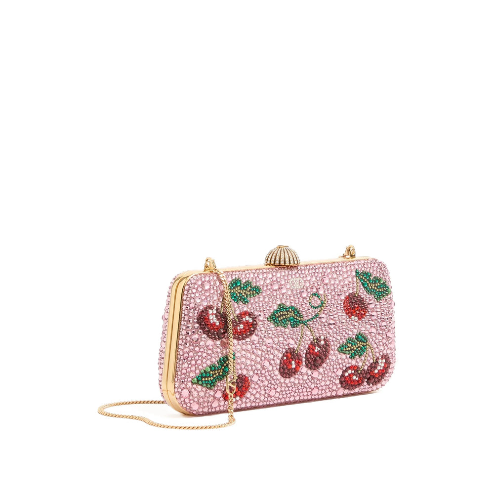 Valentino Garavani Pink Clutch Bags Women VALENTINO GARAVANI