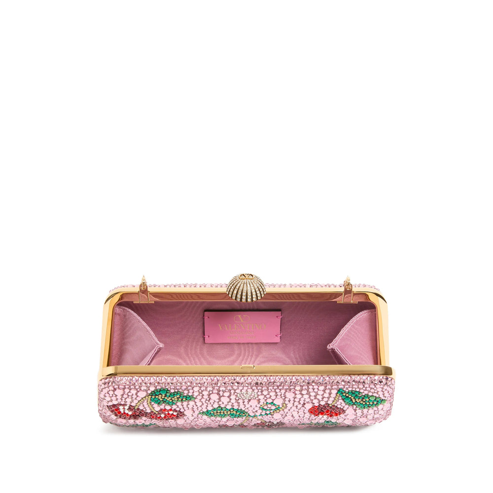 Valentino Garavani Pink Clutch Bags Women VALENTINO GARAVANI