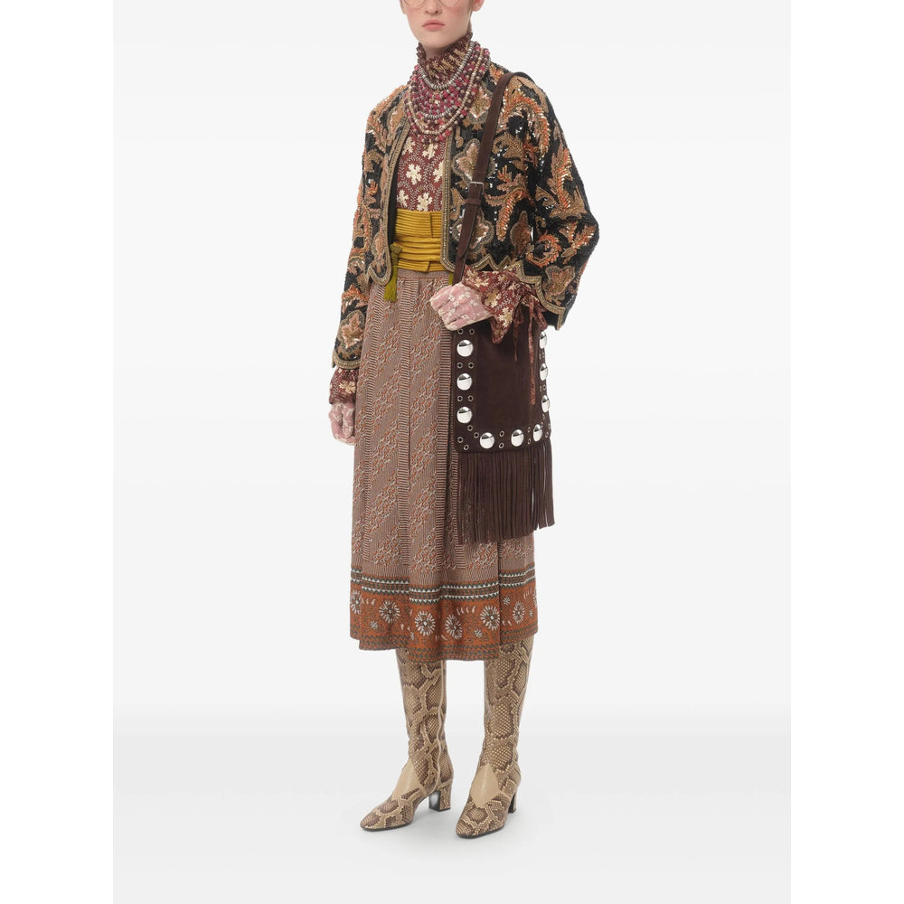 Valentino Garavani Brown Shoulder Bags Women VALENTINO GARAVANI