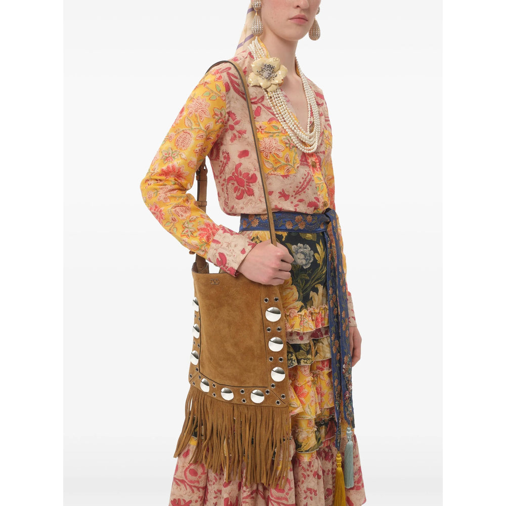 Valentino Garavani Brown Satchels & Cross Body Bags Women VALENTINO GARAVANI