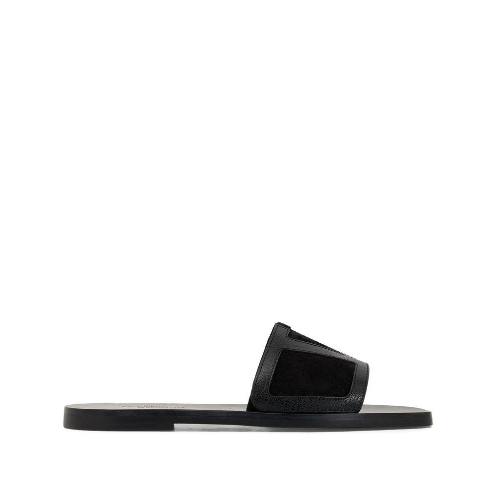 Valentino Garavani Black Sandals Men VALENTINO GARAVANI
