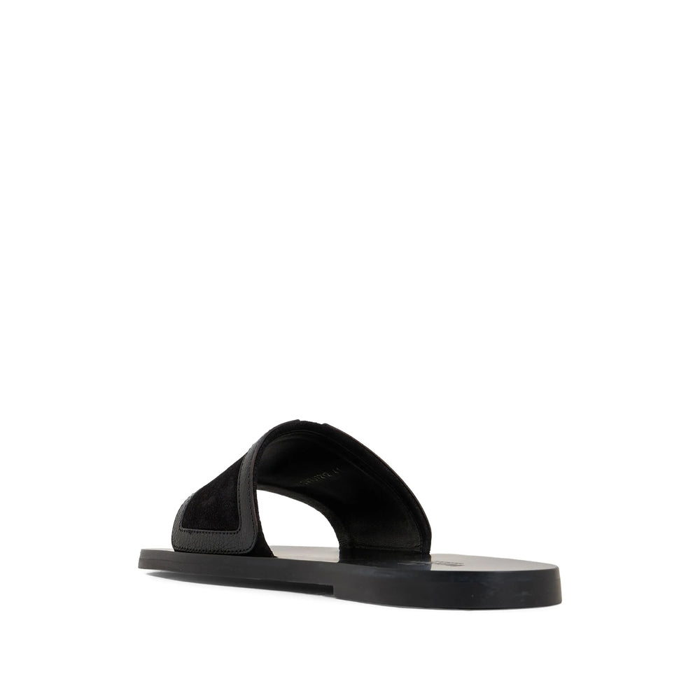 Valentino Garavani Black Sandals Men VALENTINO GARAVANI
