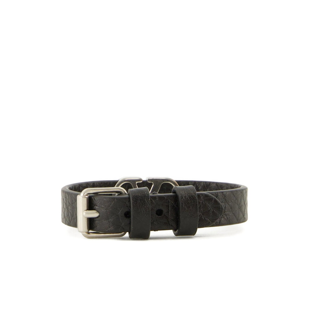 Valentino Garavani Black Bracelets Men VALENTINO GARAVANI