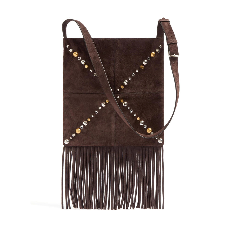 Valentino Garavani Brown Shoulder Bags Men VALENTINO GARAVANI
