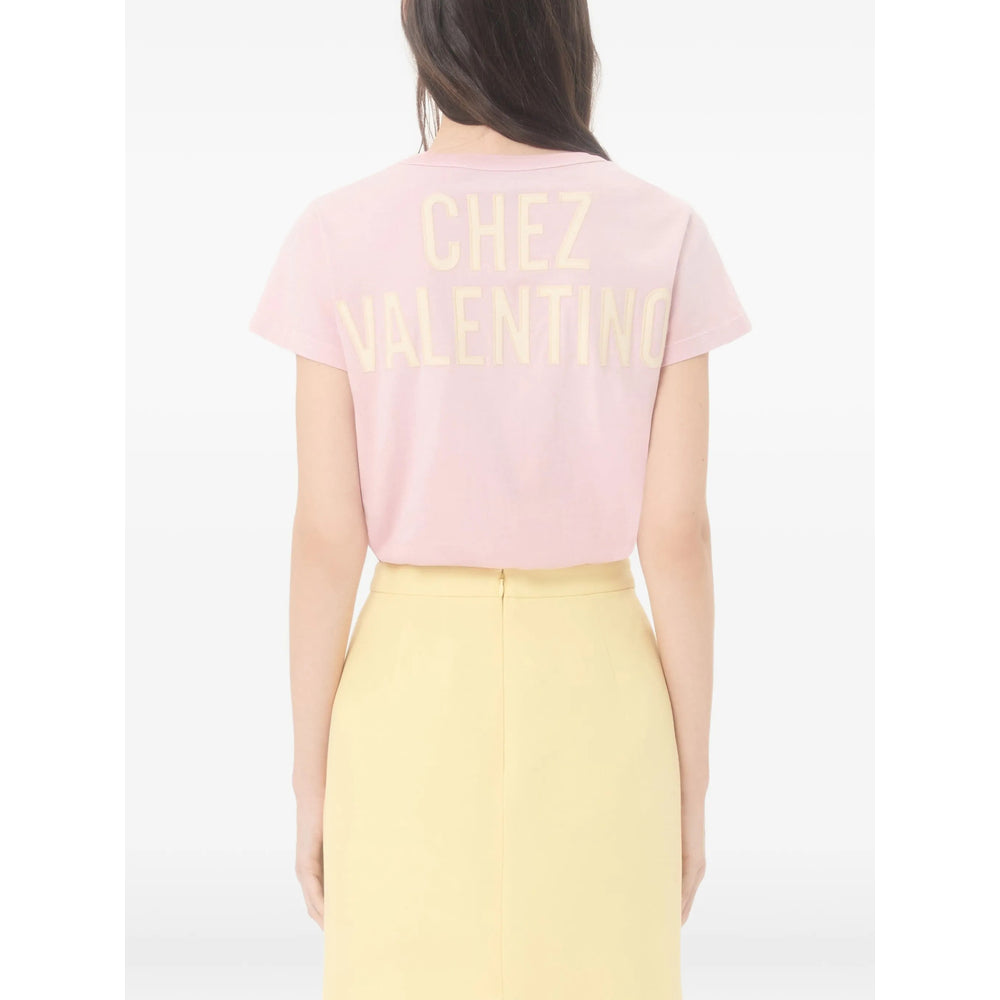 Valentino Pink Tops - T-Shirts & Jerseys Women VALENTINO