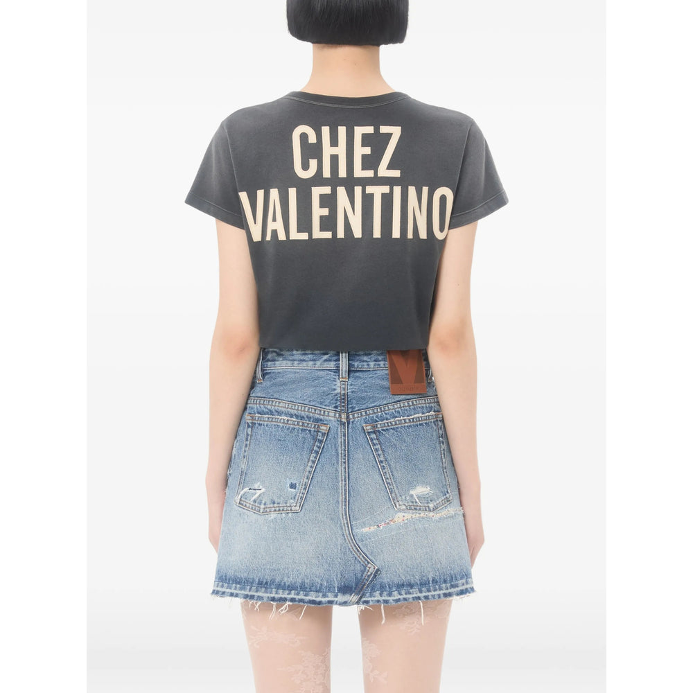 Valentino Grey Tops - T-Shirts & Jerseys Women VALENTINO