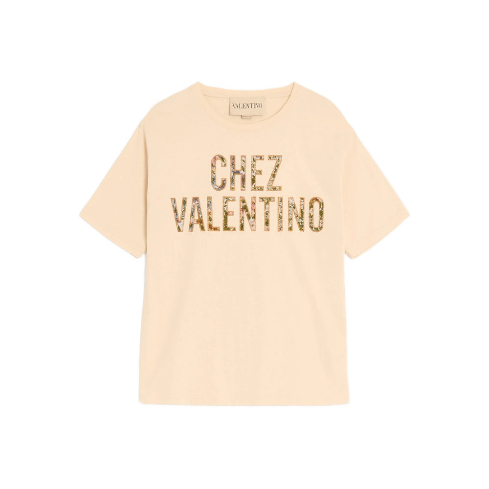 Valentino Neutrals Tops - T-Shirts & Jerseys Women VALENTINO