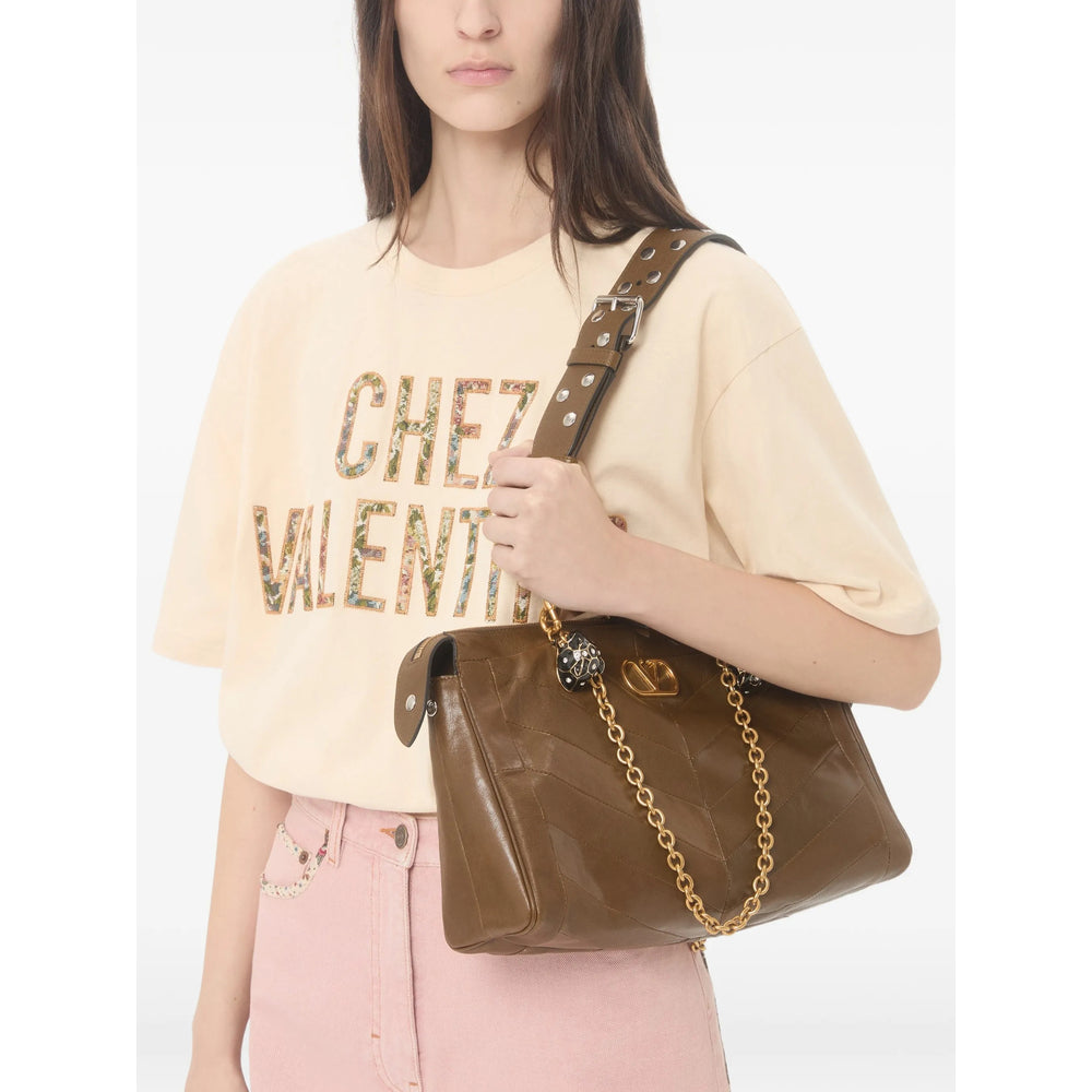 Valentino Neutrals Tops - T-Shirts & Jerseys Women VALENTINO