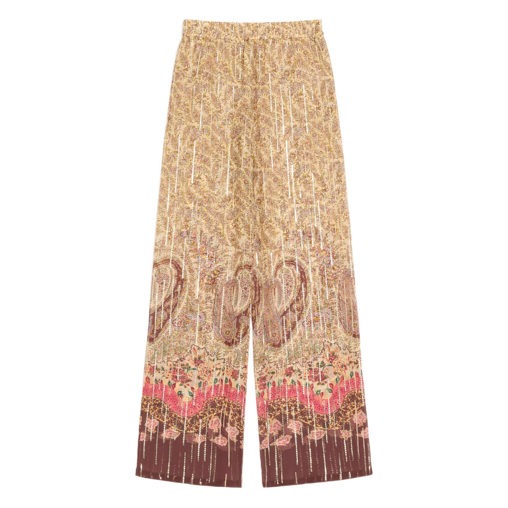 Valentino Neutrals Trousers - Straight Trousers Women VALENTINO