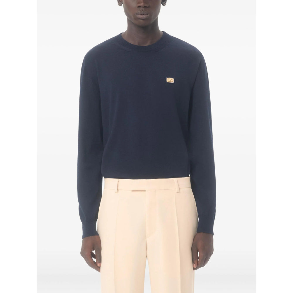 Valentino Blue Sweaters & Knitwear - Jumpers Men VALENTINO