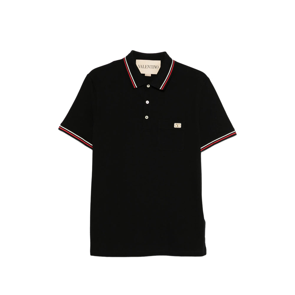 Valentino Black Polo Shirts Men VALENTINO