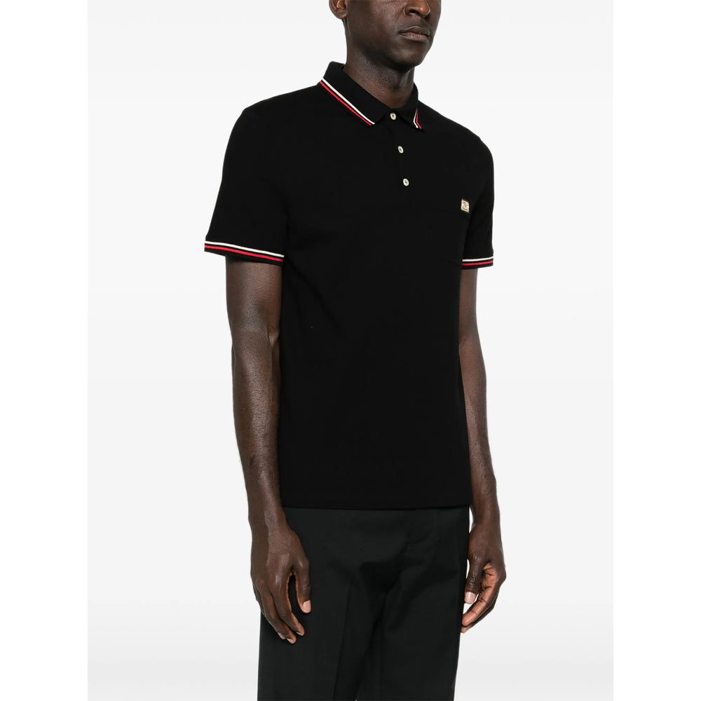 Valentino Black Polo Shirts Men VALENTINO