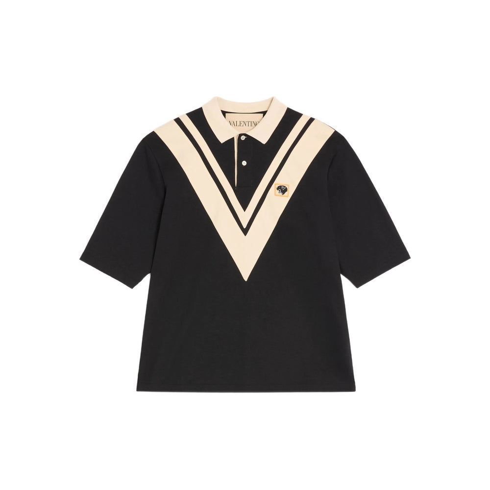 Valentino Black Polo Shirts Men VALENTINO