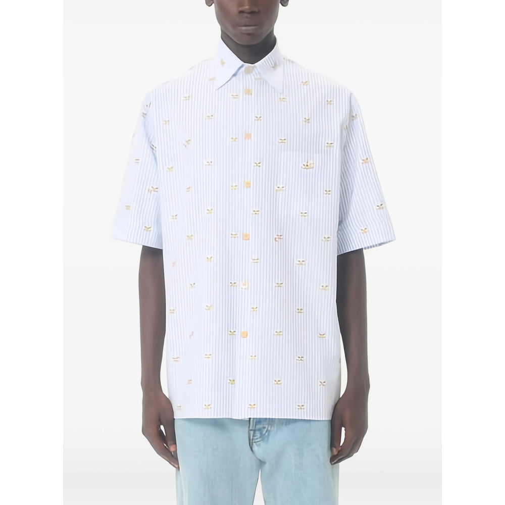 Valentino Blue Shirts Men