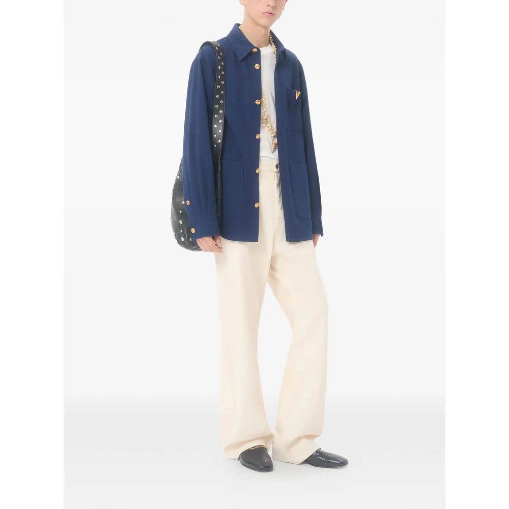 Valentino Blue Jackets - Shirt Jackets Men VALENTINO