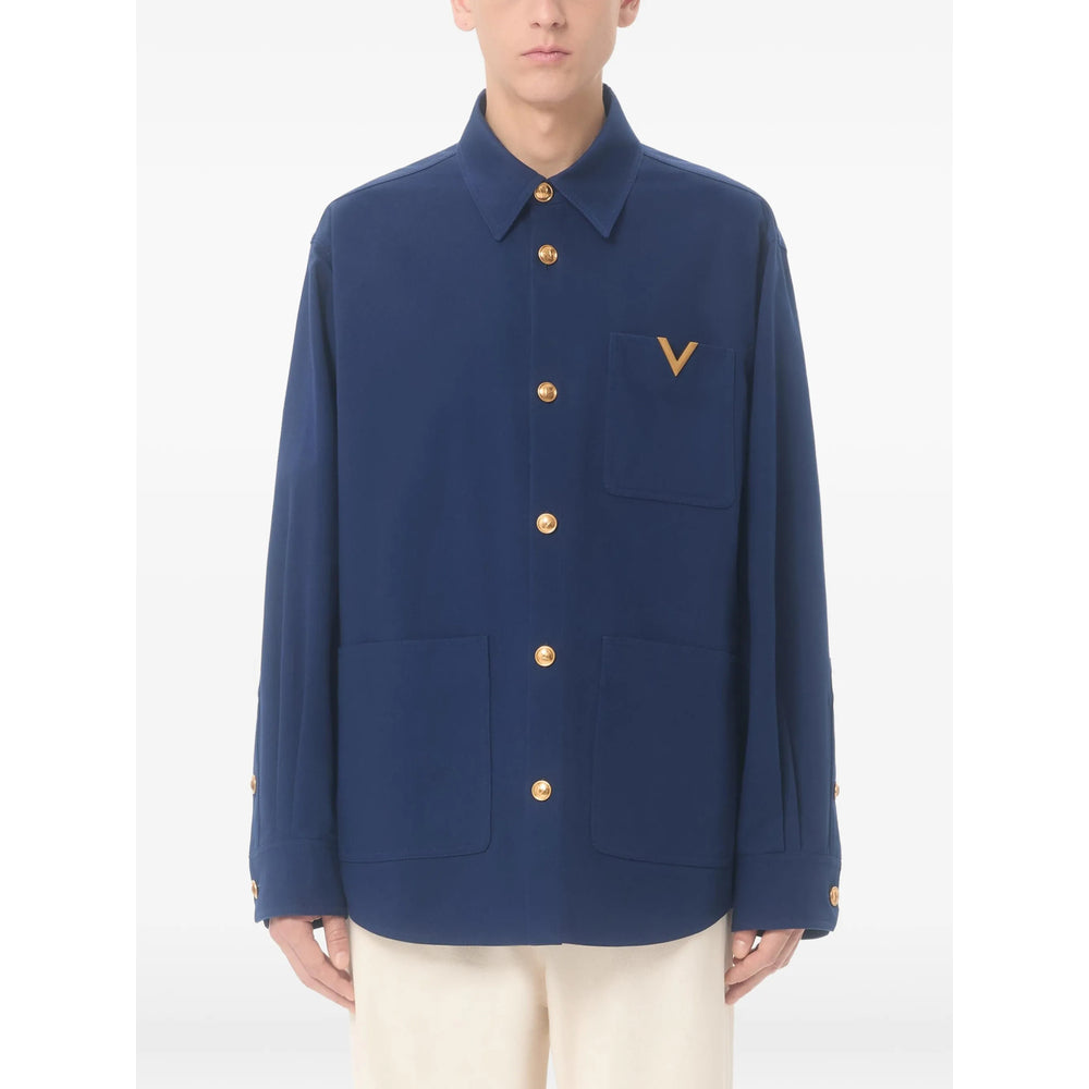 Valentino Blue Jackets - Shirt Jackets Men VALENTINO