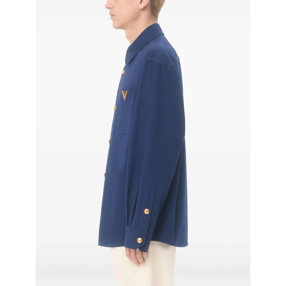 Valentino Blue Jackets - Shirt Jackets Men VALENTINO