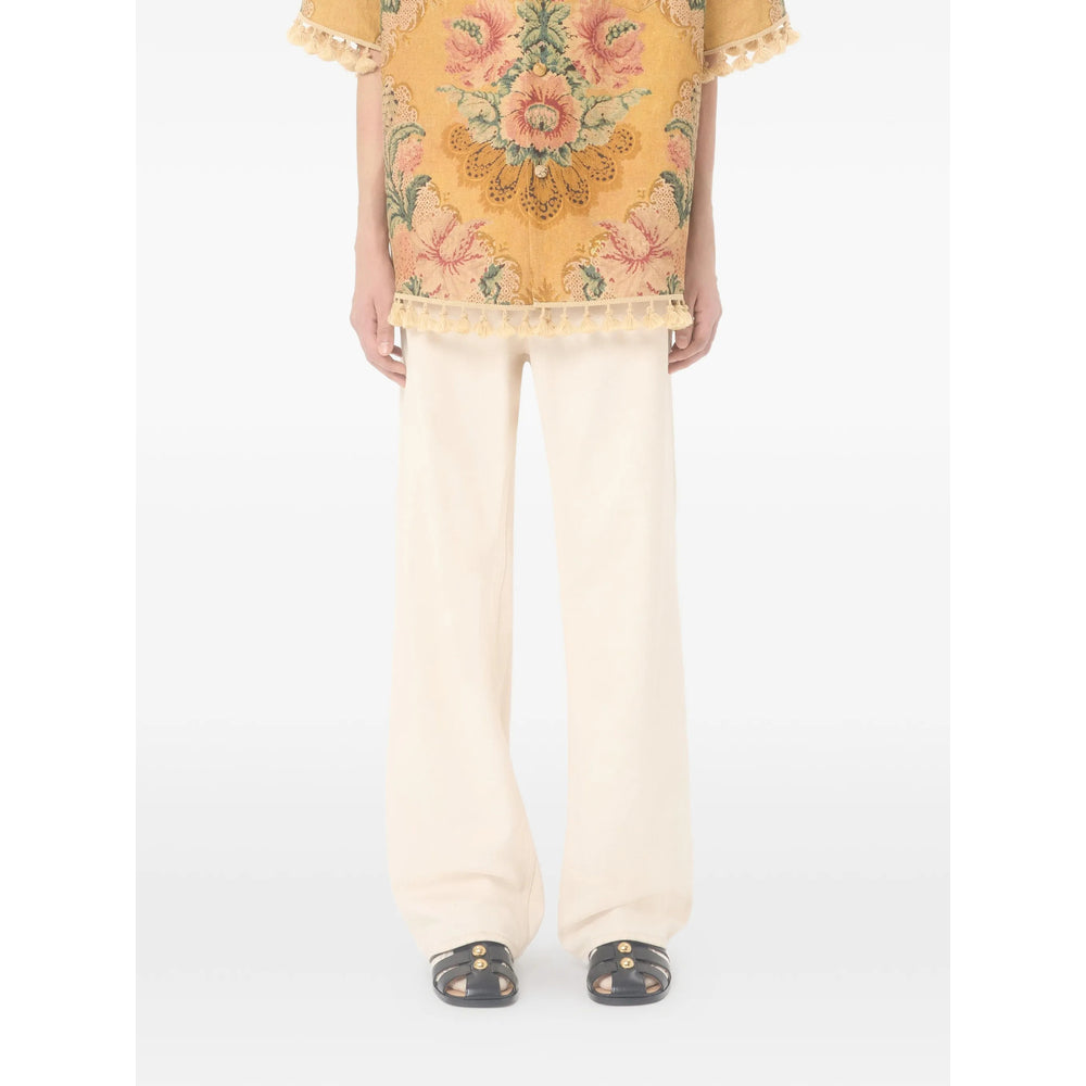 Valentino Neutrals Denim - Regular & Straight-Leg Jeans Men VALENTINO