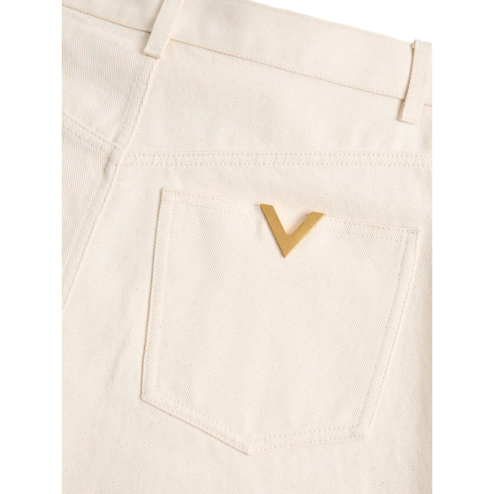 Valentino Neutrals Denim - Regular & Straight-Leg Jeans Men VALENTINO