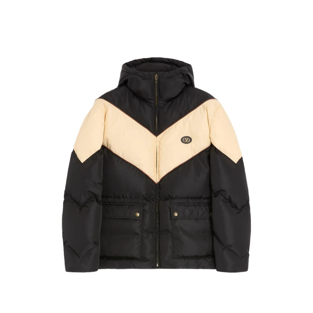 Valentino Black Jackets - Hooded Jackets Men VALENTINO