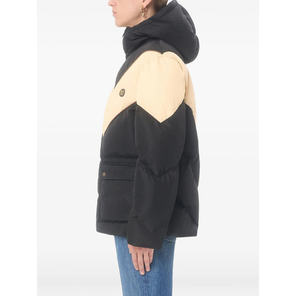 Valentino Black Jackets - Hooded Jackets Men VALENTINO