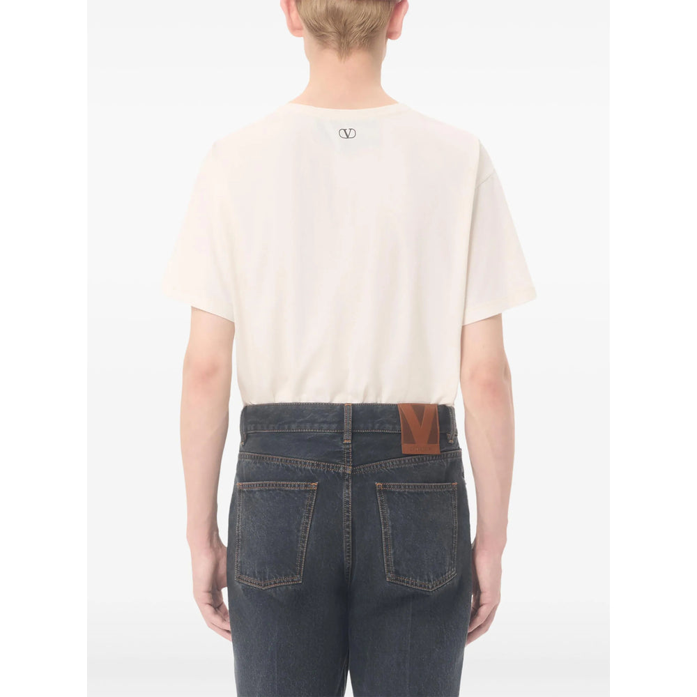 Valentino Neutrals T-Shirts & Vests - T-Shirts Men VALENTINO
