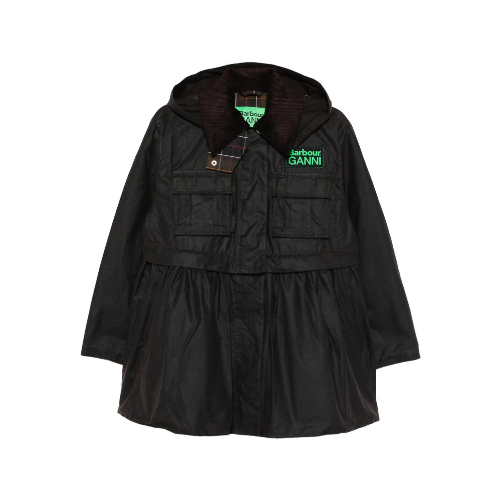 Barbour X Ganni Brown Coats - Parka Coats Women BARBOUR X GANNI